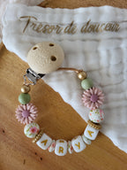 Attache-tétine marguerite